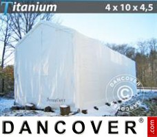 Nave de almacen Titanium 4x10x3,5x4,5m, Blanco